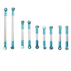 9PCS Upgrade Metal Linkage Rods 1/12 Feiyue FY01 02 03 WLtoys 12428 12423 Remote Control Car Parts