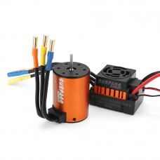 Surpass Hobby Waterproof 3650 3100KV Brushless Motor +45A ESC Combo Set for 1/10 Rc Car Parts