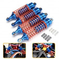 4PC Front Rear Aluminum Shock Absorber +8PC Springs For Traxxas Slash VXL 4x4 2WD XL5 Rc Car Parts