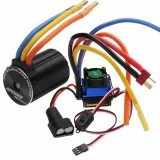 Rocket 540 Sensorless Brushless Rc Car Motor And 60A ESC For 1/10 On-road Off-road Truck