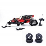 Rovan Baja305AS 1/5 2.4G RWD Snow Buggy Rc Car 30.5cc Engine With Tracked + Round Wheels RTR Toy