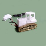 DasMikro DS87E07 734 Metal Remote Control Car Bulldozer Without Power Motor DIY Kit Vehicle Models
