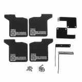 4PCS Rubber Front/Rear Mudguards with Brackets Screws for 1/10 TRX4 Remote Control Car Spare Parts