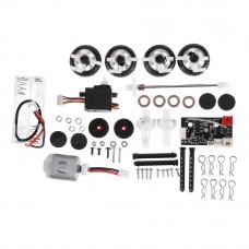 SINOHOBBY DIYQ1 1/28 2.4G AWD Remote Control Car Kit Full Proportional with Motor Servo Transmitter 
