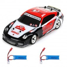 Wltoys K969 1/28 2.4G 4WD Brushed Remote Control Car Drift Car Two Battery