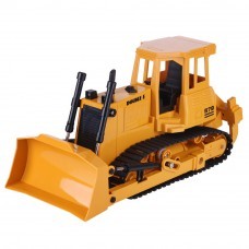 Double E E579 1/20 2.4G 9CH Remote Control Loader Tractor Truck Bulldozer Light Sound Engineering Vehicles Models Toys for Kids Children