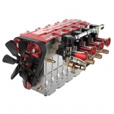 TOYAN FS-L400 14cc Inline 4 Cylinder Four-stroke Water-cooled Nitro Engine Model for 1/8 1/10 Remote Control Car Ship Airplane