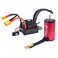 Surpass Hobby KK 4076 2000KV Brushless Motor 150A XT60 Brushless ESC Combo Set for 1/8 Remote Control Car Model Parts