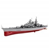 HT 1/360 3827B 71cm Warship Rotable Turret Ship 2.4G 4CH Wireless RC Boat Vehicle Models
