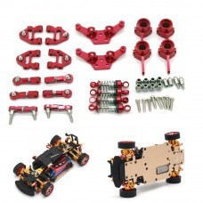 Upgraded Metal Full Metal Parts Set for Wltoys 284131 K969 K989 K979 1/28 Remote Control Car Vehicles Model Spare Parts