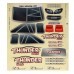 ZD Racing 1:10 10427-S Transparent Car Shell Remote Control Car Parts 7382 Original