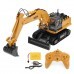 HuiNa 1510 1/16 2.4G Remote Control Car Metal Excavator 11 Channels 680 Degree Rotation Engineering Truck Toys