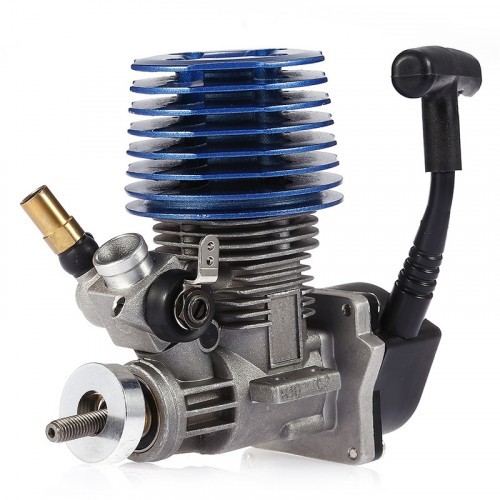 2.49CC 15 Side Metal Exhaust Hand Pull Starter Engine For 1/8 1/10