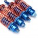 4PC Front Rear Aluminum Shock Absorber +8PC Springs For Traxxas Slash VXL 4x4 2WD XL5 Rc Car Parts