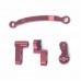 1 Set Himoto 1/18 Rc Car Spare Parts Aluminum Alloy Servo Saver + Steering Joint 