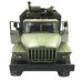 WPL B36 Ural 1/16 2.4G 6WD Rc Car Military Truck Rock Crawler Command Communication Vehicle RTR Toy 