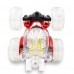 1/18 Rechargeable Rc Stunt Car 360 Degree Rotation with Flashing LED Light Toy