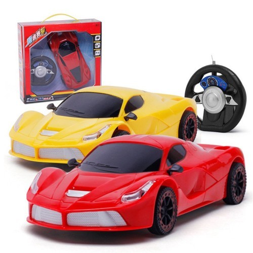 1PC 1/20 27MHZ 2CH Radio Controlled Steering Wheel Rc Car Bugatti
