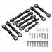 1 Set Black GPM Aluminum Tie Rods Set for TRAXXAS GT4-TEC 2.0 83056-4 Remote Control Car GT160 Parts