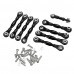 1 Set Black GPM Aluminum Tie Rods Set for TRAXXAS GT4-TEC 2.0 83056-4 Remote Control Car GT160 Parts