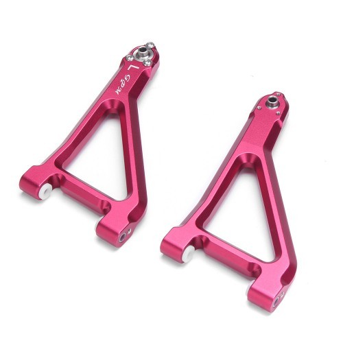 1Pair Red CNC Aluminum Alloy Remote Control Car Upper Arm For 1/10