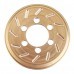 2PCS Brass Internal Wheel Weights 75g/pc for 1/10 SCX10 Remote Control Crawler 1.9
