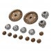 Wltoys Metal Differential Main Gear Set For 12427 12428 144001 Remote Control Car Parts