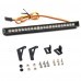 22LED Colorful Remote Control Flashing LED Light Bar Roof Lamp Kit for 1/10 TRX4 SCX10 90046 Remote Control Crawler Truck