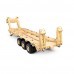 HG P806 TRASPED 1/12 Heavy Equipment Semi Trailer DIY Kit for U.S M747 Remote Control Model