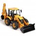 Double E RTR E589 1/20 2.4G 11CH Remote Control Excavator JCB Backhoe Loader Light Sound Construction Truck Vehicles Models