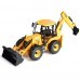 Double E RTR E589 1/20 2.4G 11CH Remote Control Excavator JCB Backhoe Loader Light Sound Construction Truck Vehicles Models