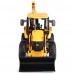 Double E RTR E589 1/20 2.4G 11CH Remote Control Excavator JCB Backhoe Loader Light Sound Construction Truck Vehicles Models