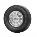 4PCS RBR/C Simulation Metal Tire R496 for WPL D12 Racing Vehicle Models Remote Control Car Parts