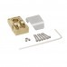 Brass Diff Cover w/ Skid Protection Plate Set for Axial SCX24 AXI90081 Remote Control Vehicles Car Parts