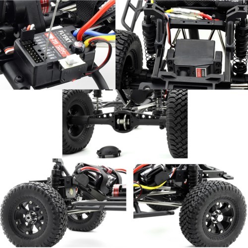 RGT 136100V3 Rock Cruiser 1/10 4WD 4CH 2.4G Remote Control Car Truck ...